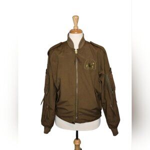 Vintage MAC Tool Bomber Jacket Streetwear Made In Canada Size L Workwear